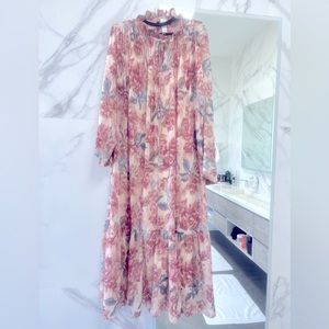 Floral Maxi Chiffon dress